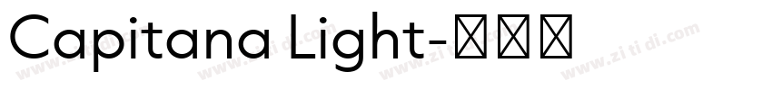 Capitana Light字体转换